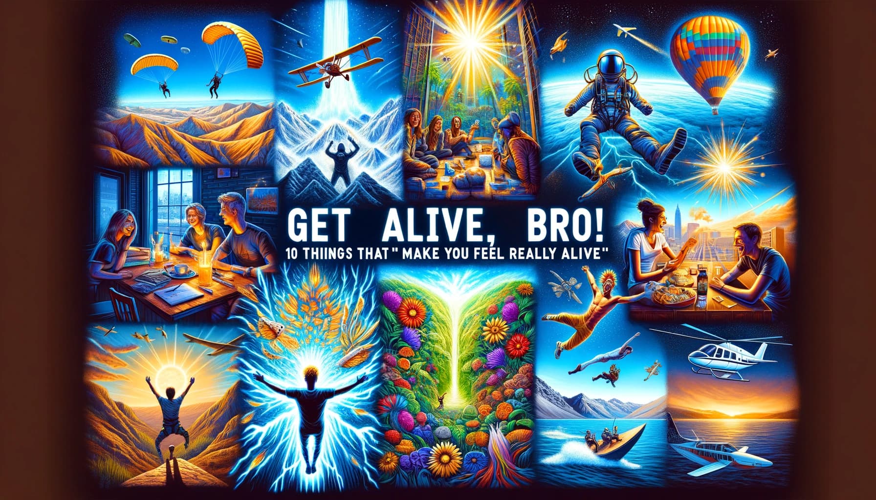Get Alive, Bro! 10 Hal yang Bikin Lo Merasa Hidup Banget