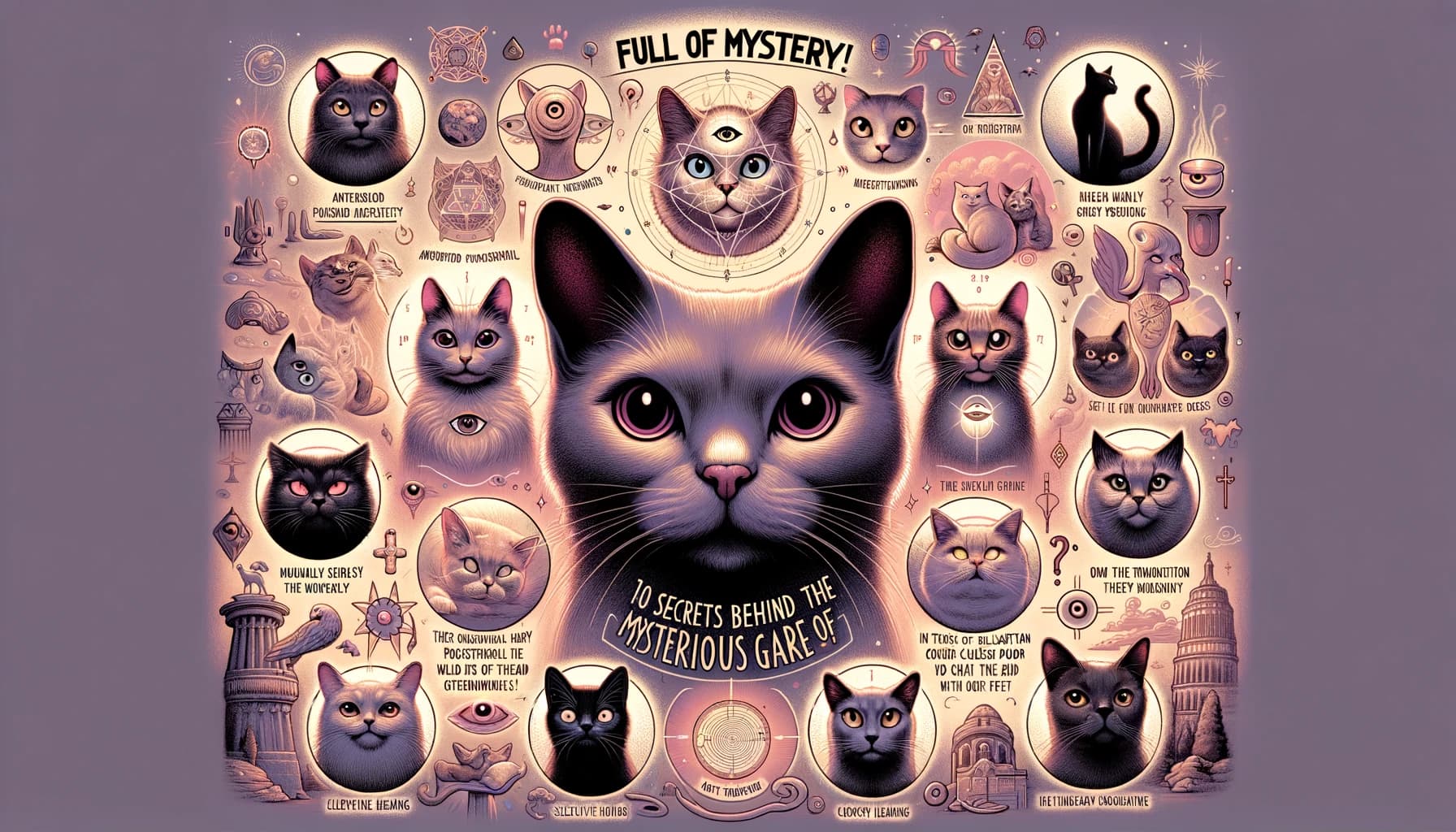 Penuh Misteri! 10 Rahasia di Balik Tatapan Misterius Kucing