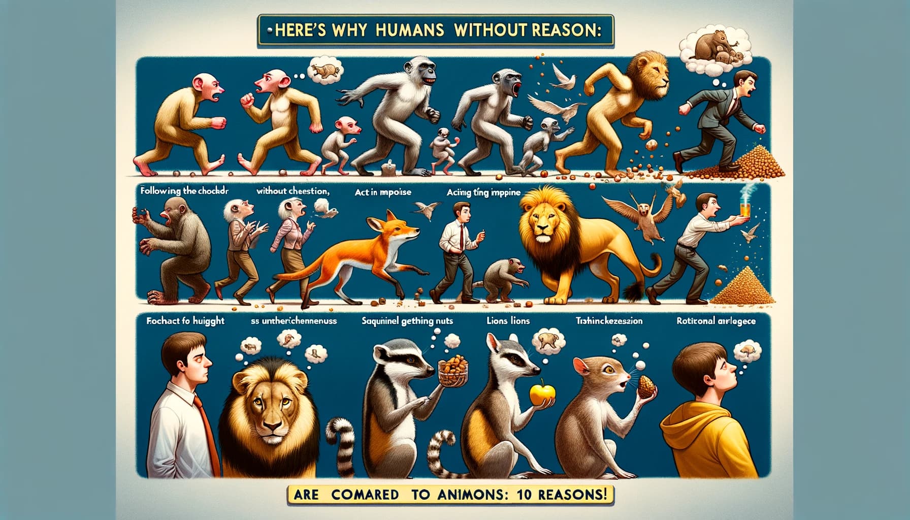 Nih, Kenapa Manusia Tanpa Akal Dibandingin sama Hewan: 10 Alasannya!